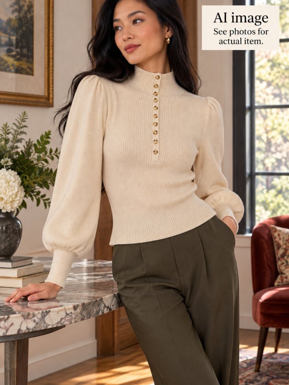 YAS LUEL KNITTED PULLOVER